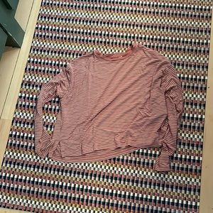 Rachel and Zoe dusty pink crop top